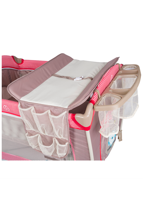 Kanz Hamburg 70x110cm Dönenceli Oyun Parkı Seyahat Yatağı - Kırmızı