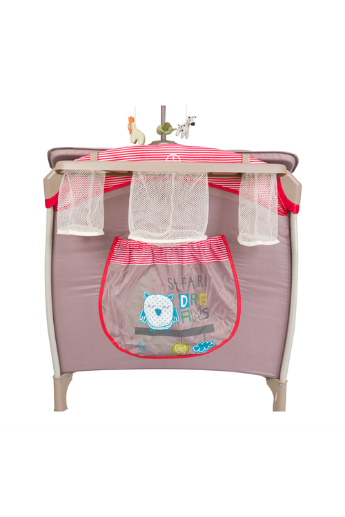 Kanz Hamburg 70x110cm Dönenceli Oyun Parkı Seyahat Yatağı - Kırmızı