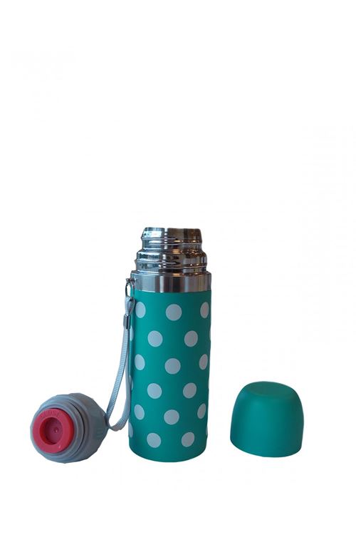 Sema Baby Puantiyeli Bebek Termosu 350 ml - Mavi