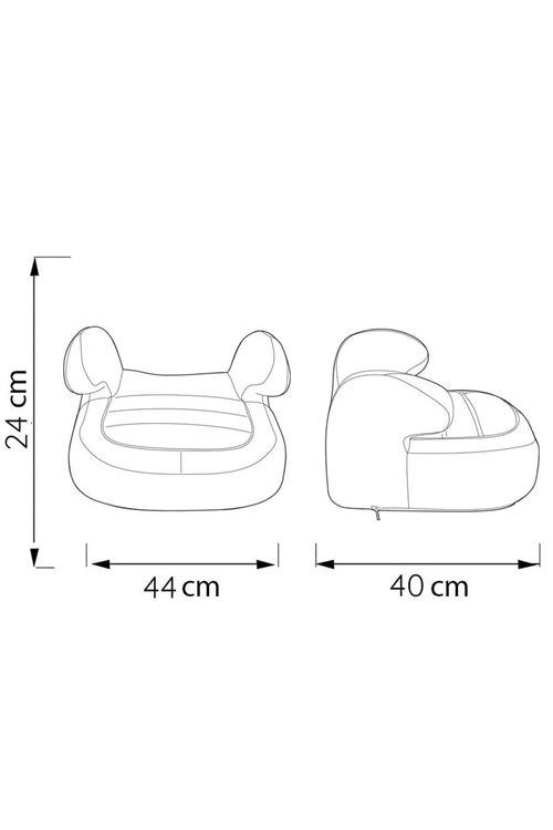 ComfyMax Platinium 15-36kg Yükseltici / Oto koltuğu - Grey