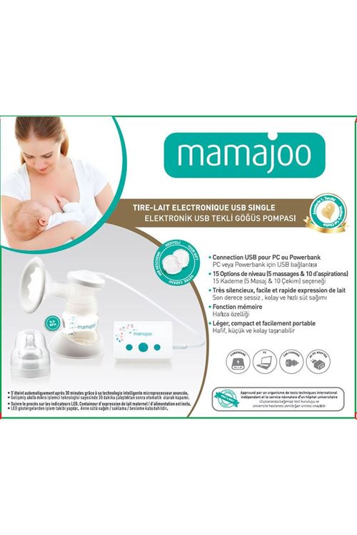 Mamajoo Elektronik USB Tekli Göğüs Pompası