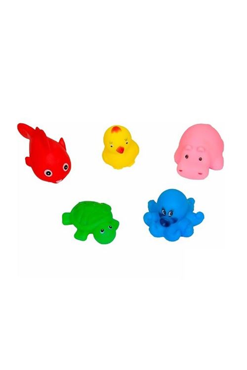 Sozzy Toys Neşeli Banyo Oyuncakları Sevimli Hayvanlar 5'li