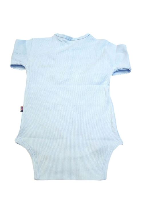 Sema Baby Uzun Kol Kaşkorse Badi (Body) - Mavi  18-24 Ay