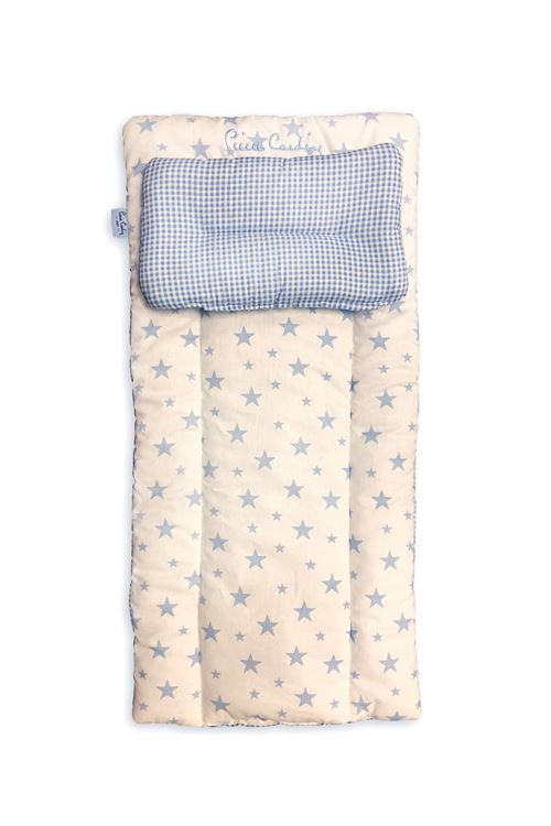 Pierre Cardin Lüks Nakışlı Alt Açma Minderi - Mavi