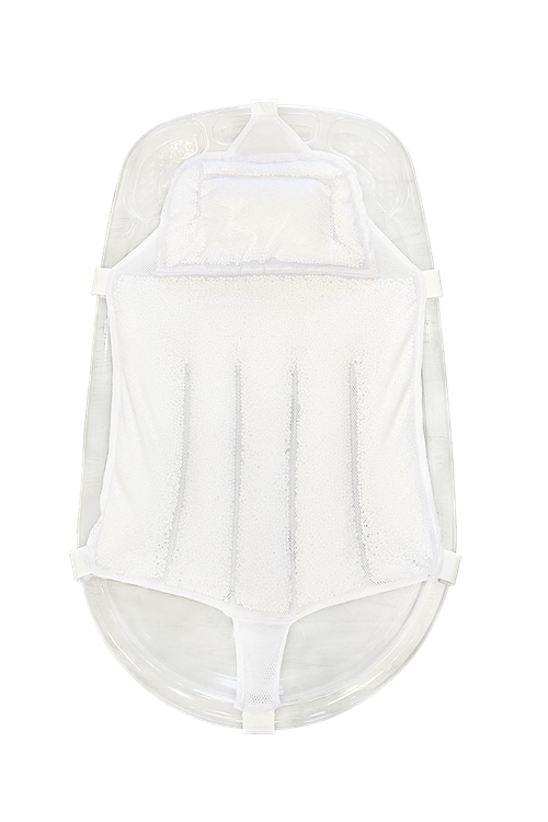 Sema Baby Köpüklü Kafa Destekli Bebek Banyo Filesi - Beyaz