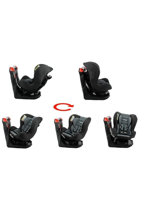 Comfymax Platinium 0-25 Kg 360 Derece Dönebilen Oto Koltuğu - Grey