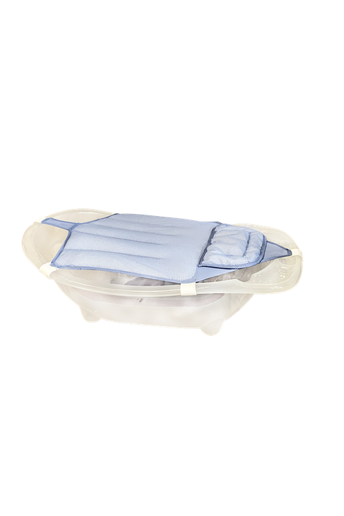 Sema Baby Köpüklü Kafa Destekli Bebek Banyo Filesi - Mavi