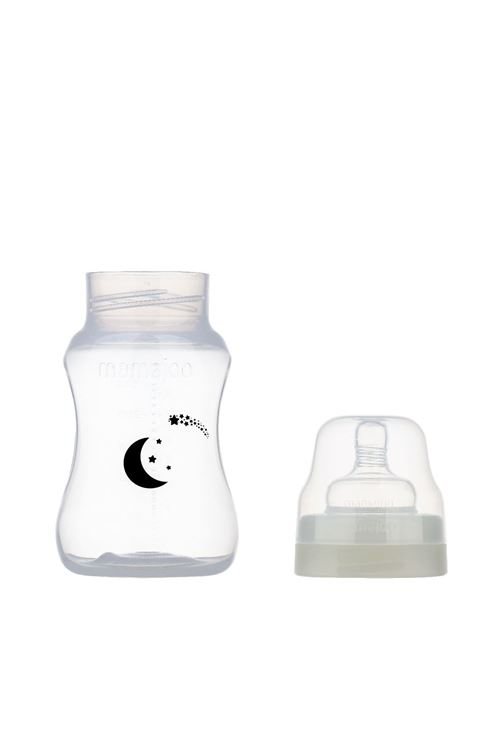 Mamajoo Gece & Gündüz Biberonu 270 ml & Anti-Kolik Biberon Emziği No:2 / M