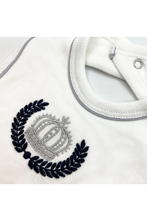 Sema Baby Prens Lüks 5 Parça Hastane Çıkışı Zıbın Seti - Lacivert