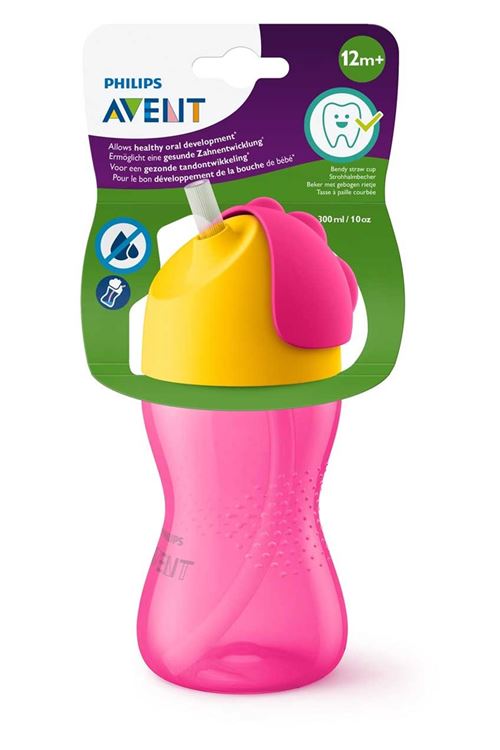 Philips Avent Pipetli Bardak +12 Ay 300 ml - Pembe