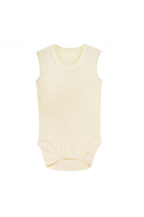 Sema Baby Jakarlı Askılı Badi (Body) - Krem 18-24 Ay