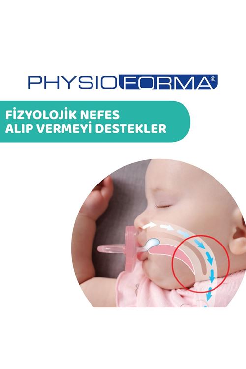 Chicco PhysioForma Mini Soft 2'li Emzik 2-6 Ay Erkek