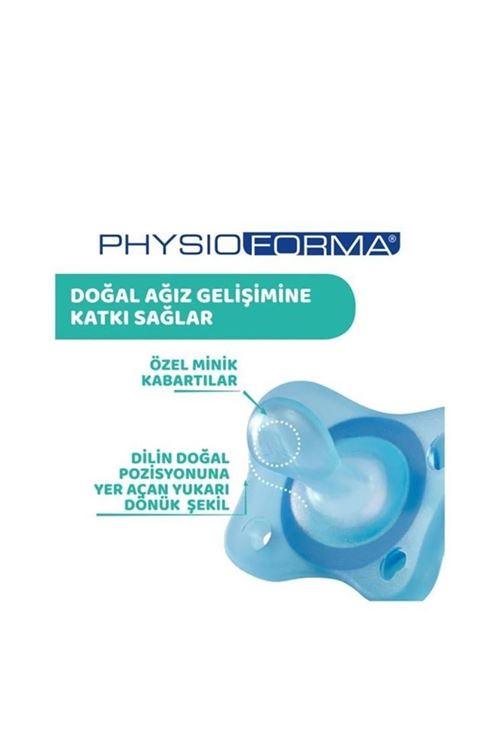 Chicco PhysioForma Mini Soft 2'li Emzik 2-6 Ay Erkek