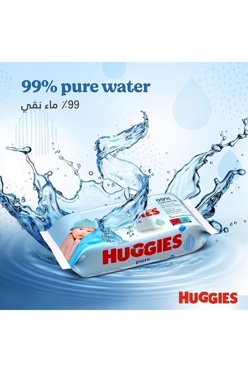 Huggies Pure Yenidoğan Hassas Islak Havlu 72 Yaprak