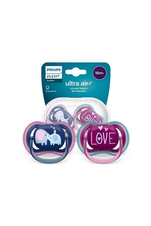 Philips Avent Ultra Air Emzik +18 Ay 2li Kız SCF349/22