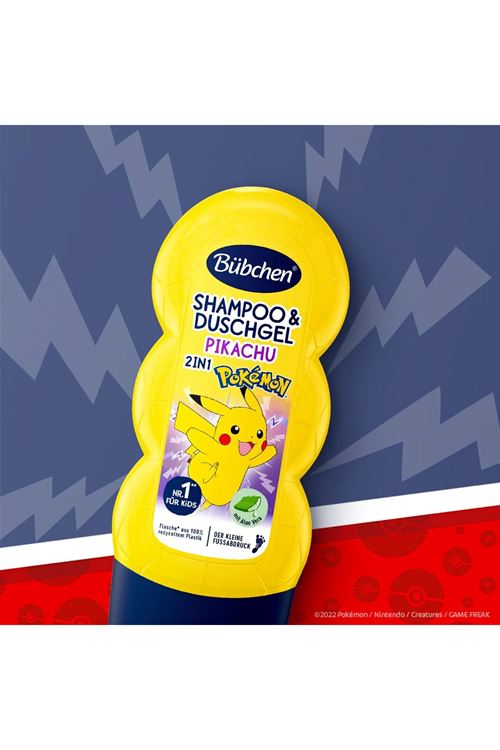 Bübchen Çocuk Şampuan&Duş Jeli 2 in 1 Pokemon Pikachu 230 ml