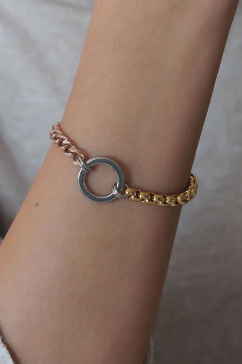 Çelik Mix Renk Kadın Bileklik