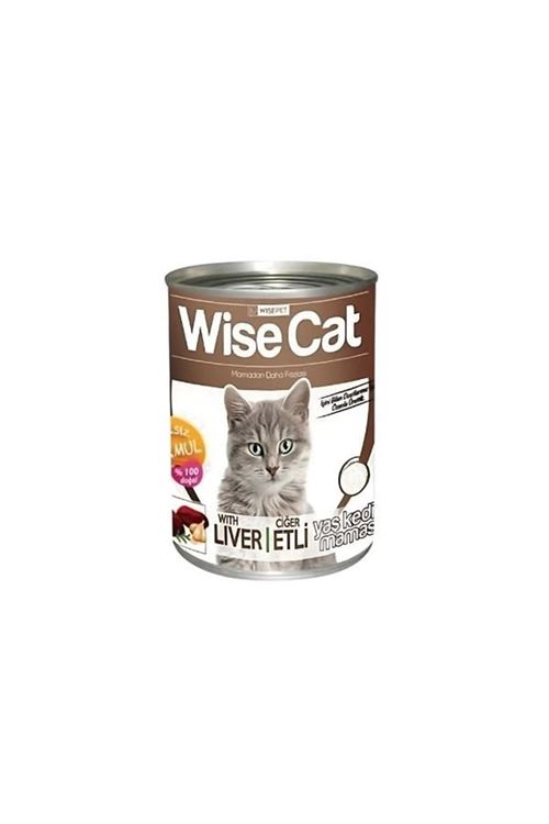 Wise Cat Ciğerli Yetişkin Konserve Kedi Maması 400 Gr