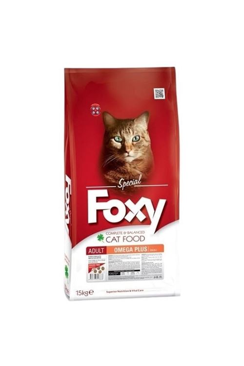 Foxy Omega Plus Balıklı Yetişkin Kedi Maması 15 Kg