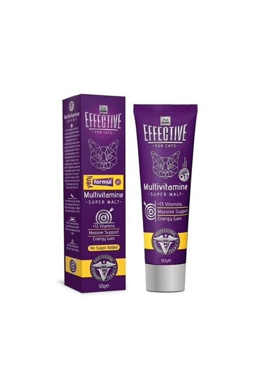 Delibon Effective Malt Multivitamin Katkılı Kedi Malt Macunu 50 Gr