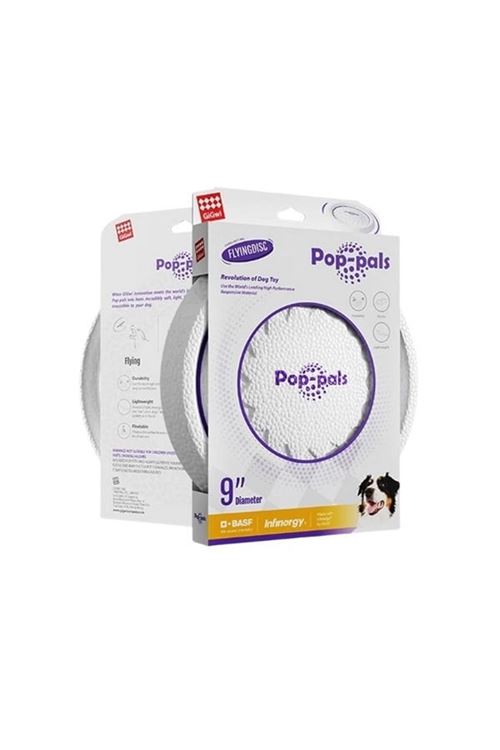 Gigwi Uçuş Diski Frizbi Köpek Oyuncağı Medium Beyaz