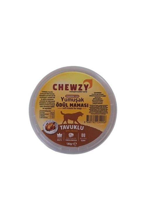 Chewzy Tavuklu Yumuşak Köpek Ödül Maması 130 Gr