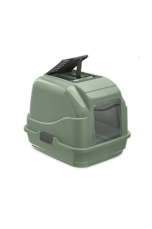 İmac Easy Cat İkinci Yaşam Filtreli Kapalı Kedi Tuvaleti Yeşil 50x40x40 Cm
