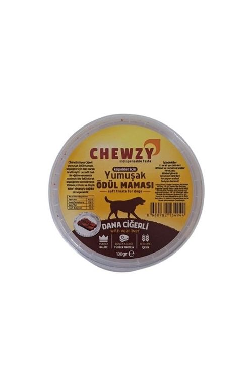 Chewzy Ciğerli Yumuşak Köpek Ödül Maması 130Gr
