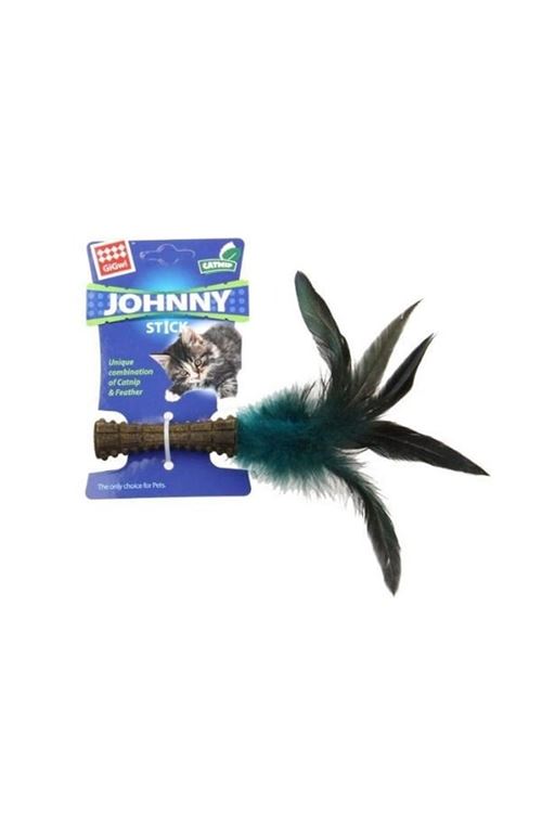 Gigwi Johnny Stick Catnipli Tüylü Kedi Oyuncağı Kahverengi