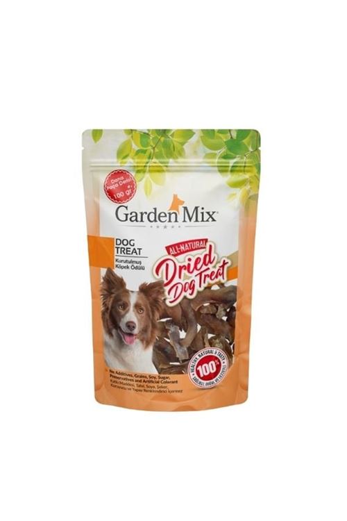 Garden Mix Kurutulmuş Dana Paça Derisi Köpek Ödül Maması 100 Gr