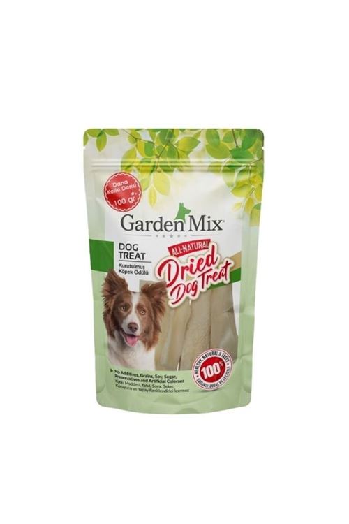 Garden Mix Kurutulmuş Dana Kelle Derisi Köpek Ödül Maması 100 Gr