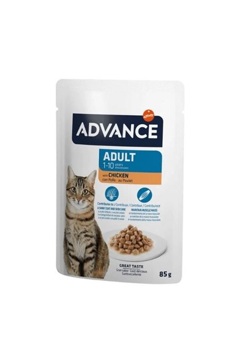 Advance Tavuklu Pouch Konserve Yetişkin Kedi Maması 85 Gr