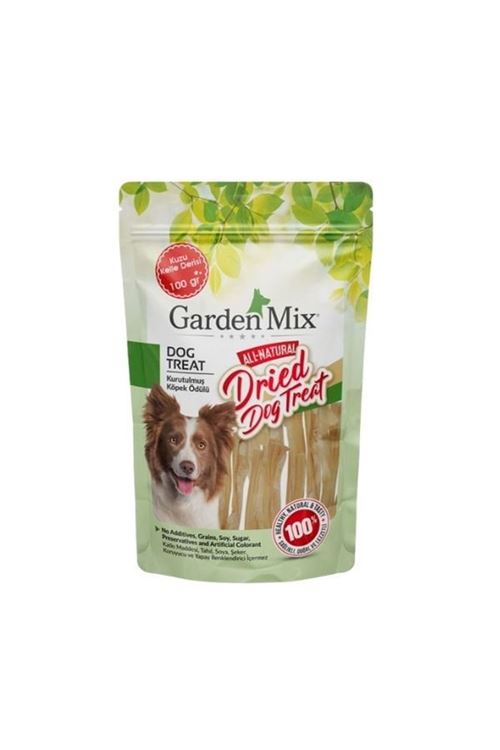 Garden Mix Kurutulmuş Kuzu Kelle Derisi Köpek Ödül Maması 100 Gr