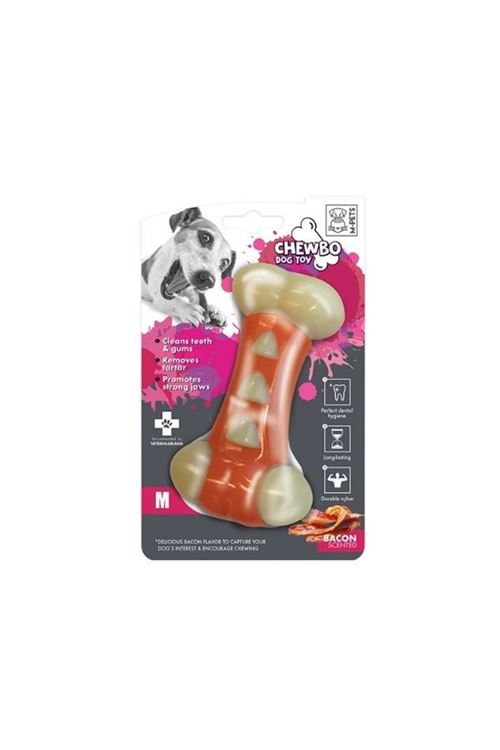 M-Pets Chewbo Et Aromalı Diş Bakım ve Köpek Çiğneme Oyuncağı Medium
