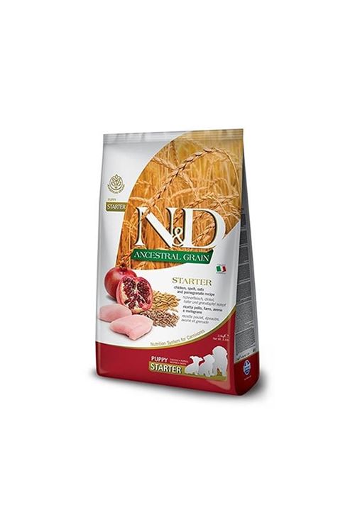 N&D Düşük Tahıllı Puppy Starter Tavuklu Anne ve Yavru Köpek Maması 2.5 Kg