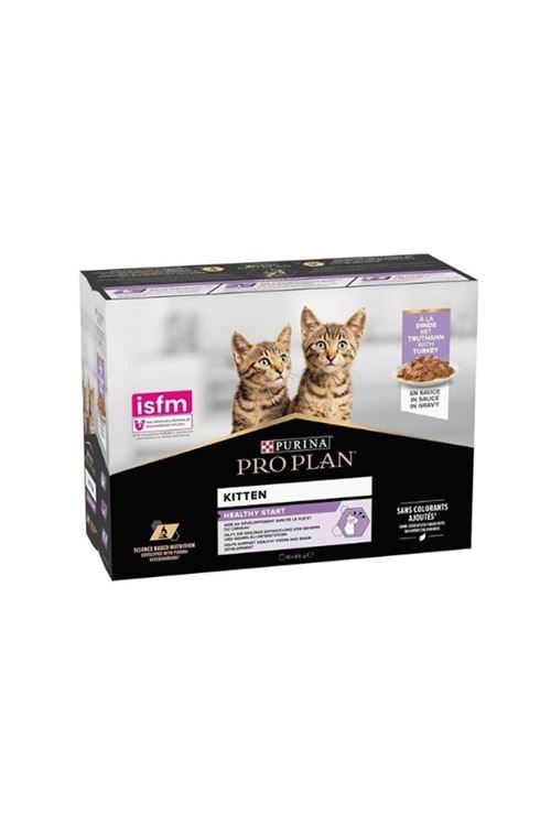 Pro Plan Kitten Hindili Pouch Yavru Konserve Kedi Maması 10 Adet 85 Gr
