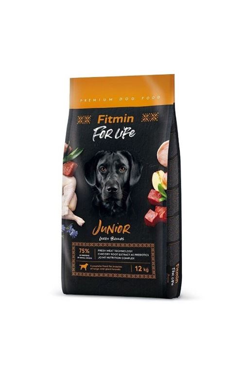 Fitmin For Life Büyük Irk Kümes Hayvanlı Genç Köpek Maması 12 Kg