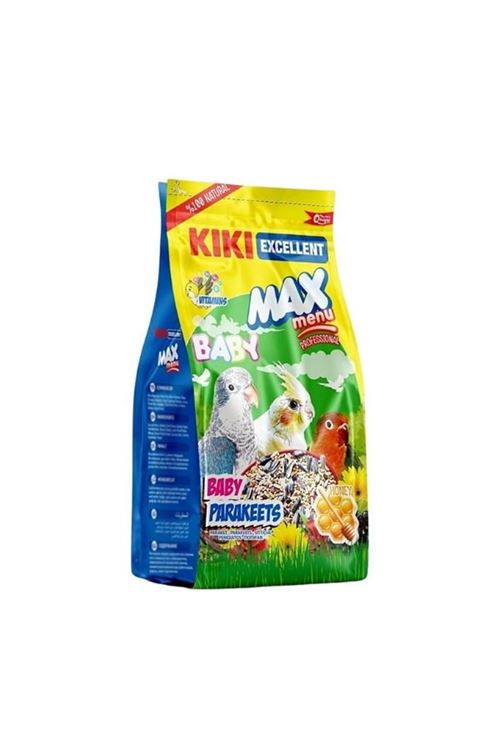 Kiki Excellent Max Menu Yavru Paraket Kuşu Yemi 500 Gr
