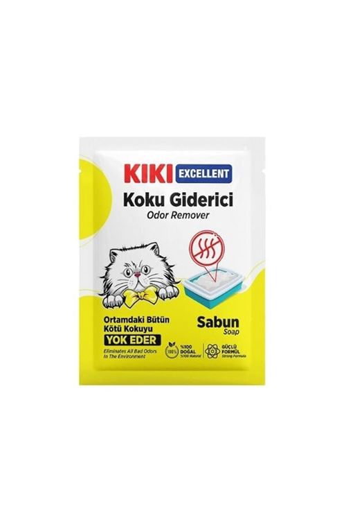 Kiki Excellent Sabun Kokulu Kedi Kumu Koku Giderici 25 Gr