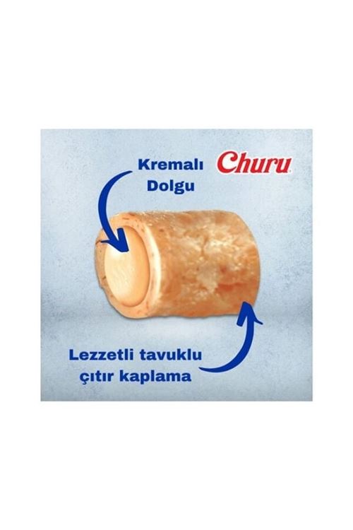 Inaba Ciao Churu Bites Tavuk Sargılı Deniz Taraklı ve Ton Balıklı Kedi Ödül Maması 10 Gr 3 Adet