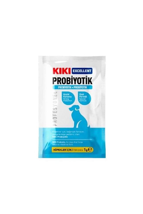 Kiki Excellent Köpekler için Toz Probiyotik ve Prebiyotik Saşe 1 Gr 1 Adet