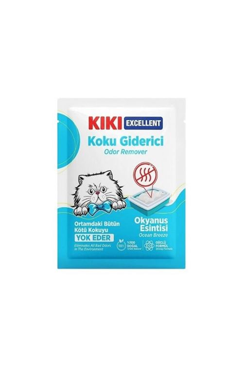 Kiki Excellent Okyanus Esintisi Kokulu Kedi Kumu Koku Giderici 25 Gr