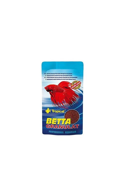 Tropical Betta Granulat Betta Balıkları için Granül Balık Yemi 10 Gr