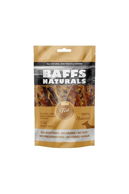 Baffs Naturals Tavuk Ayak Köpek Ödül Maması 100 Gr
