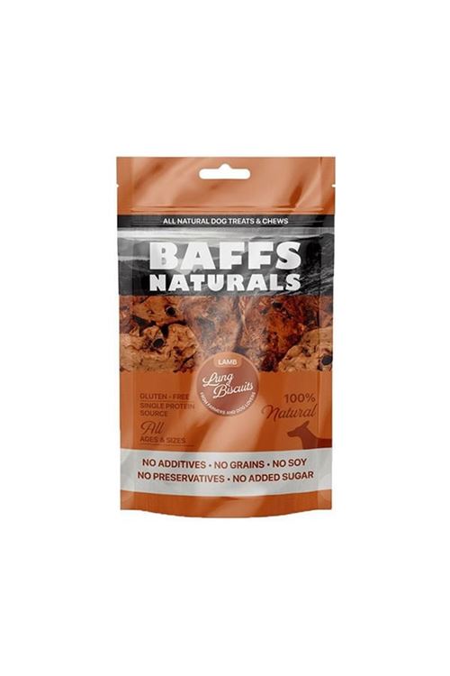 Baffs Naturals Kuzu Ciğer Bisküvi Köpek Ödül Maması 100 Gr