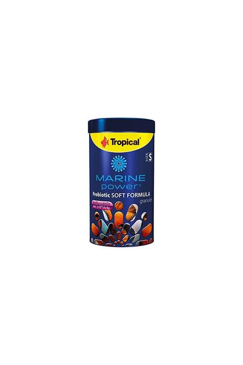 Tropical Marine Power Probiotic Soft Formula Prebiyotik Katkılı Omnivor Deniz Balık Yemi Medium 250 Ml 150 Gr
