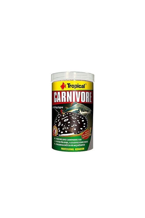 Tropical Carnivore Etçil Balıklar için Pellet Balık Yemi 1000 Ml 600 Gr