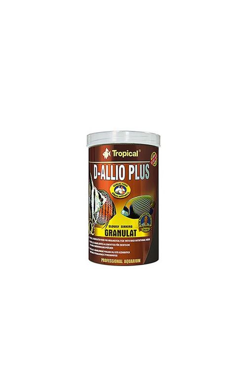 Tropical D-Allio Plus Granulat Discus Balıkları için Sarımsaklı Granül Balık Yemi 1000 Ml 600 Gr