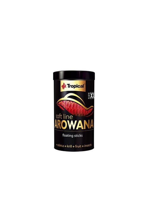 Tropical Softline Arowana Xxlarge Yetişkin Arowanalar için Renklendirici Balık Yemi 250 Ml 80 Gr