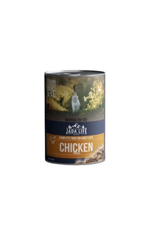 Jada Life Tavuklu Parça Etli Yetişkin Konserve Kedi Maması 415 Gr